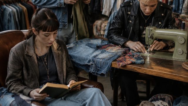 UK Youths Turn to Vintage Fashion, Snubbing Traditional Education
