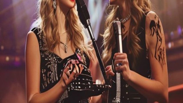Taylor Swift and Lainey Wilson